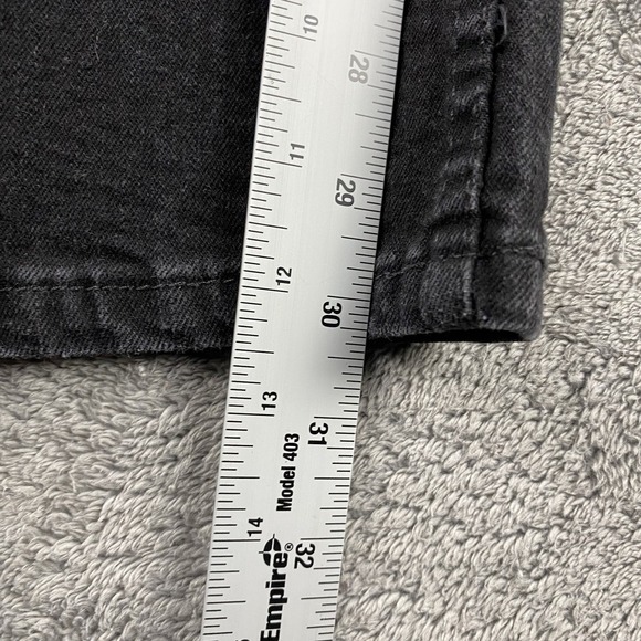 Levis 514‎ Straight Jeans Mens 42x30 Black High Rise - Picture 5 of 14